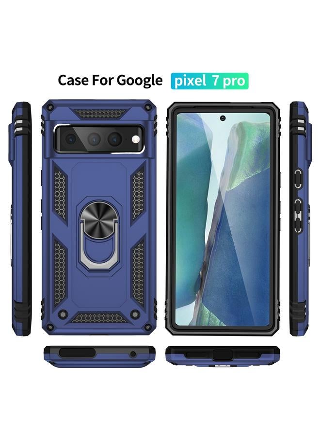 جرين تايجر جراب لهاتف Google Pixel 7 Pro، جراب واقٍ مقاوم للصدمات مصنوع من مادة TPU + PC مع حامل دوار 360 درجة - Image 2