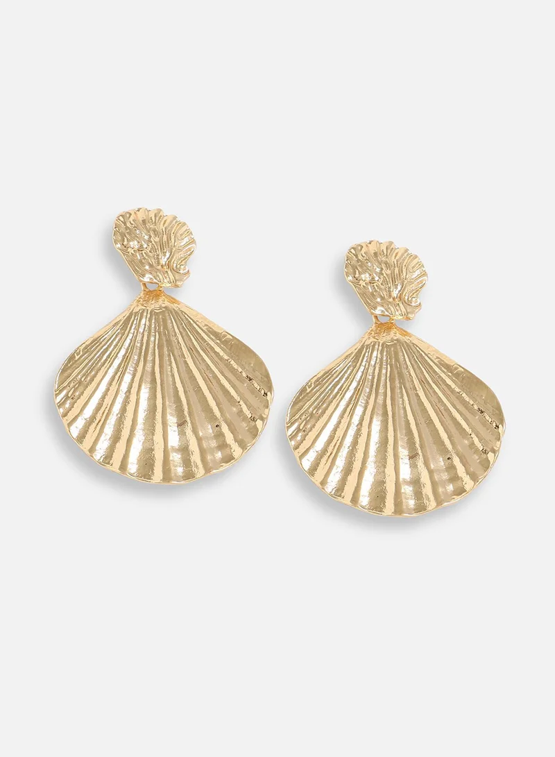 سوهي مطلية بالذهب مصمم عارضة انخفاض القرط