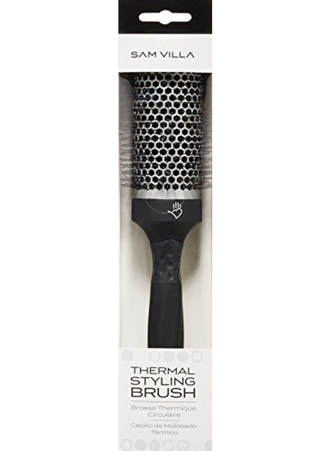 Sam Villa فرشاة شعر دائرية حرارية من النايلون وشعيرات الخنزير المميزة - Image 4