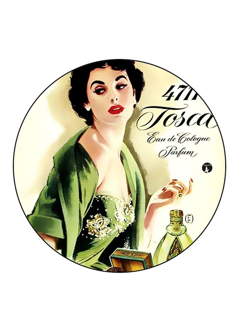 RKN Vintage Art Printed Fridge Magnet Multicolour - Image 1