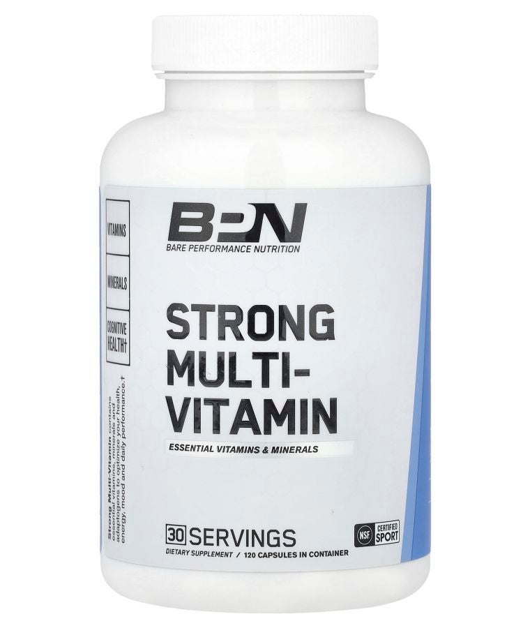 Bare Performance Nutrition Strong Multi-Vitamin 120 Capsules