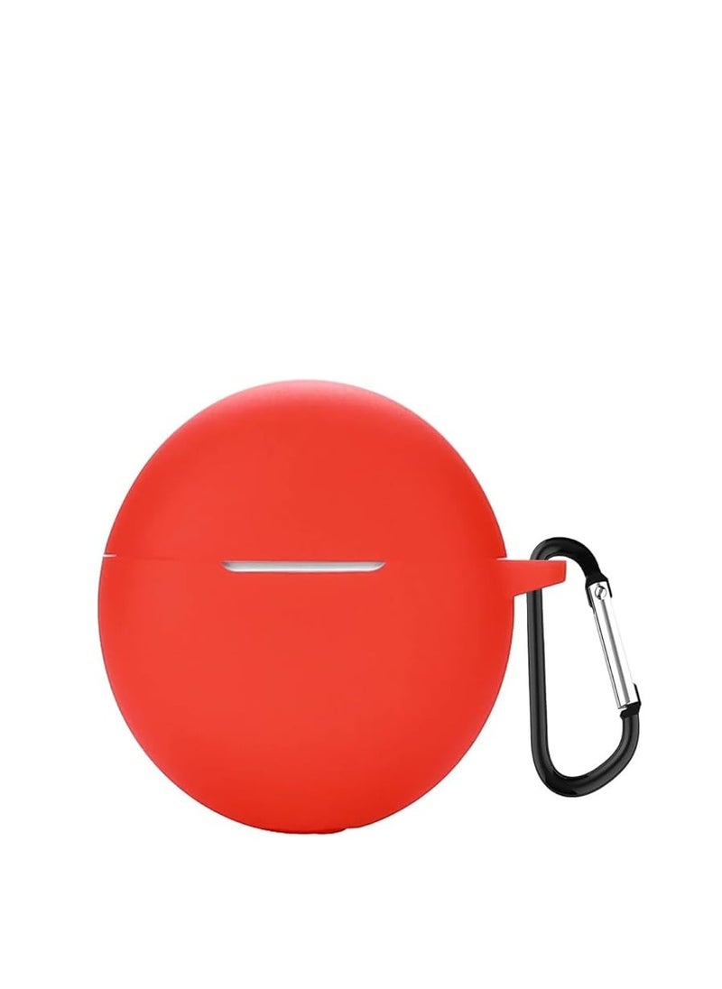 Generic - Case for Oppo Enco Buds 2 Matte Silicone Red [Case Compatible with Enco Buds 2 - Red] - Image 1