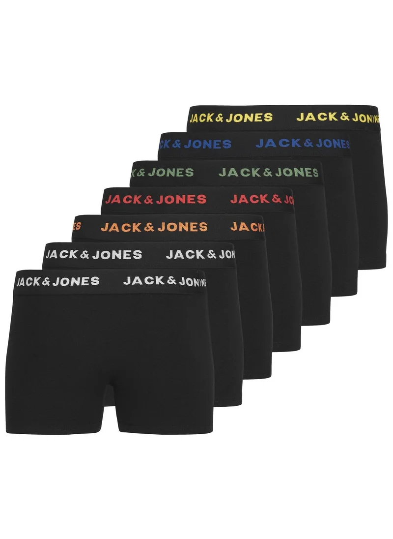 Jack & Jones Junior Youth 7 Pack Assorted Boxers