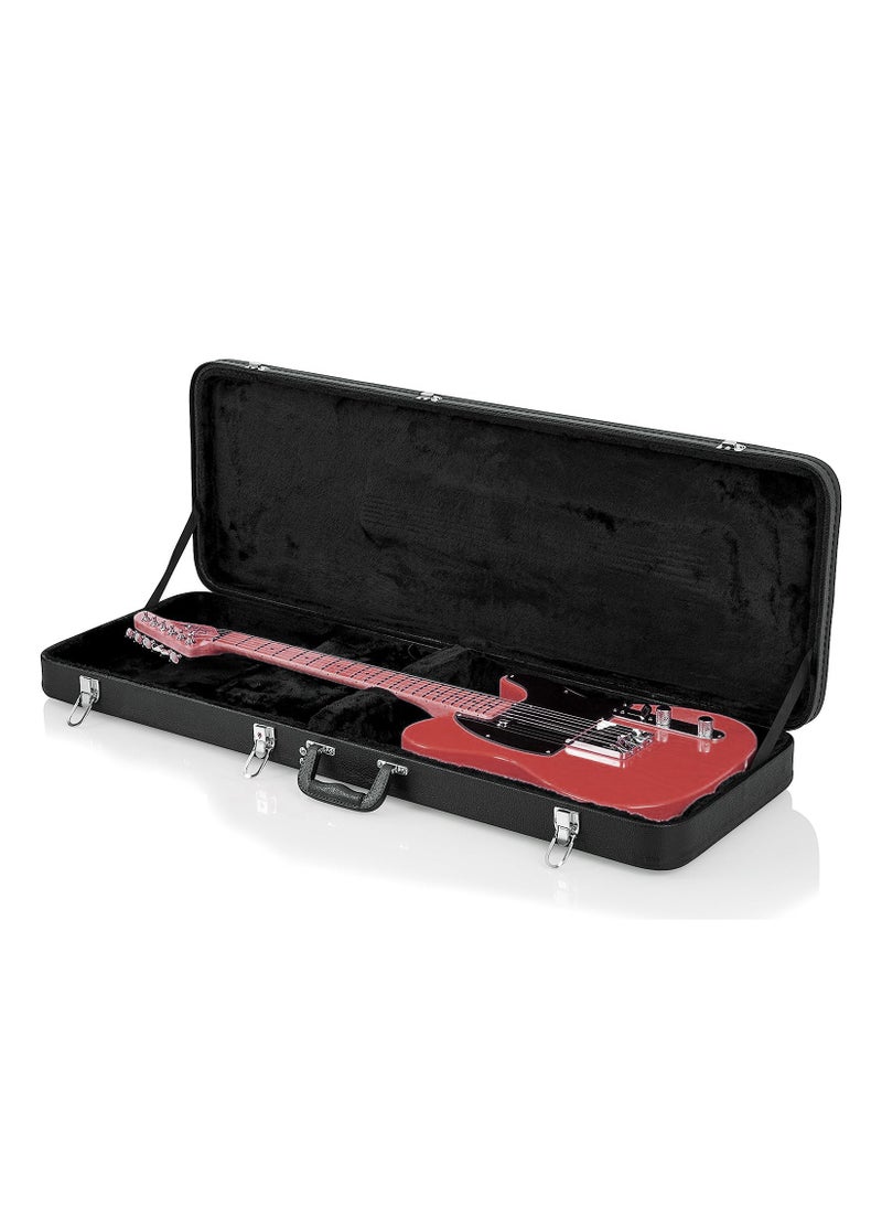 Generic Electric Guitar Hard Case, Hard-Shell for Standard Electric Guitars, Rectangle Standard for 39-Inch Electric Guitars Protective Carrying Case with Lock Latch Padding  - Image 5