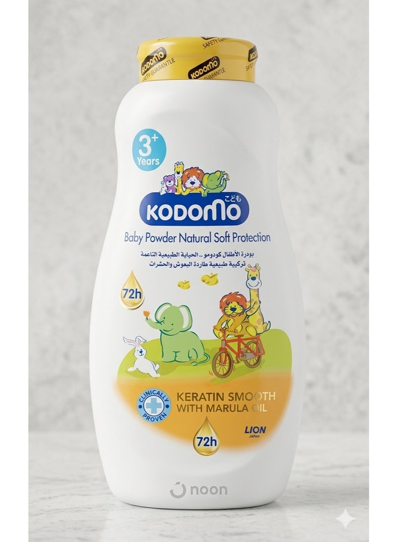 Kodomo Soft baby powder with natural protection, 180 grams - Image 1