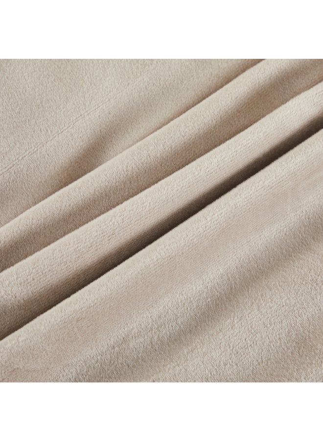 REVE 6-Piece Patterned Winter King Comforter Set Beige 35 x 250 x 230 cm FW075-3 BEIGE - Image 4