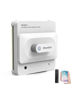 W120-T Window Cleaning Robot Vacuum with iGLASSBOT APP Remote ControlRobotic Vacuum Cleaner for Windows GlassTilesBathroom Cleaning
