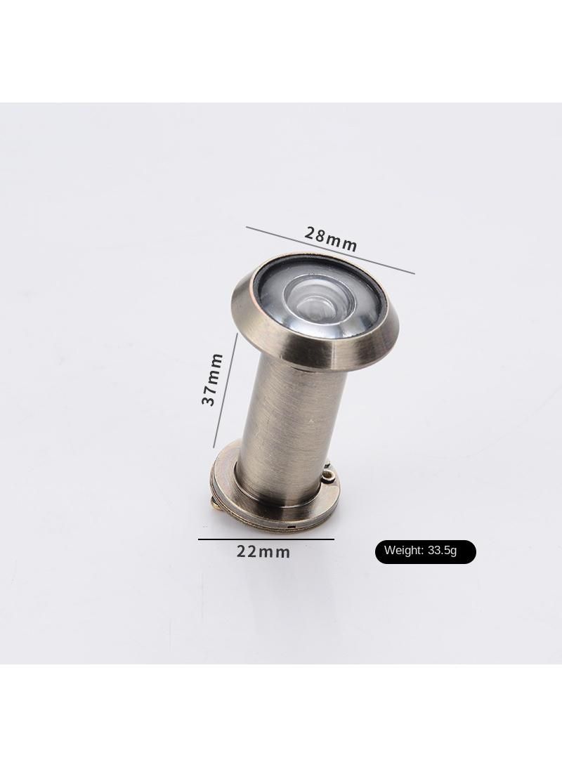 Pipe Diameter 16mm Bronze For Door Thickness 40-63mm Safety Door Viewer Security Door Wooden Door Mirror 200 Degree Wide Angle HD Glass Lens Anti-pry  - Image 2