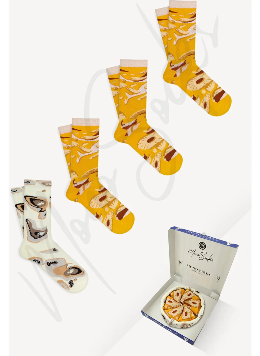 Mono Socks Frutti Di Mare - 4-Piece Men's Pizza Socks