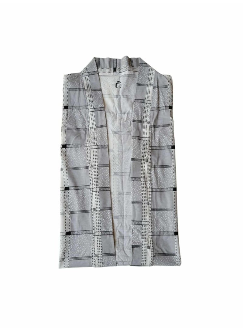 cotton women printed nightwear robe - Image 2