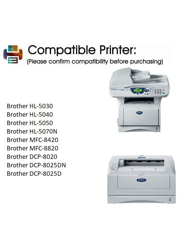 TN-7600 Black Toner Cartridge Replacement For Brother HL 5030, 5040, 5050, 5070N MFC 8420, 8820 DCP 8020, 8025DN, 8025D (Black) - Image 5