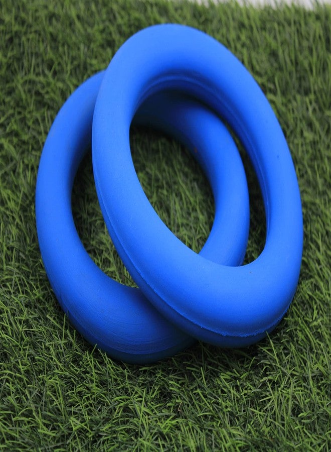 X ron Tennikoit Ring Sponge Filled 2 Pcs 6.5 Inches Diameter Playing Tennikoit Ring, Tennis Ring, Rubber Frisbee (Blue) 2 Pcs - Image 5