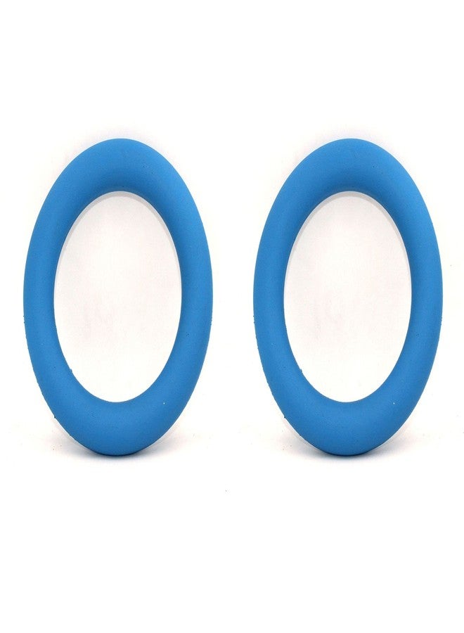 X ron Tennikoit Ring Sponge Filled 2 Pcs 6.5 Inches Diameter Playing Tennikoit Ring, Tennis Ring, Rubber Frisbee (Blue) 2 Pcs - Image 4