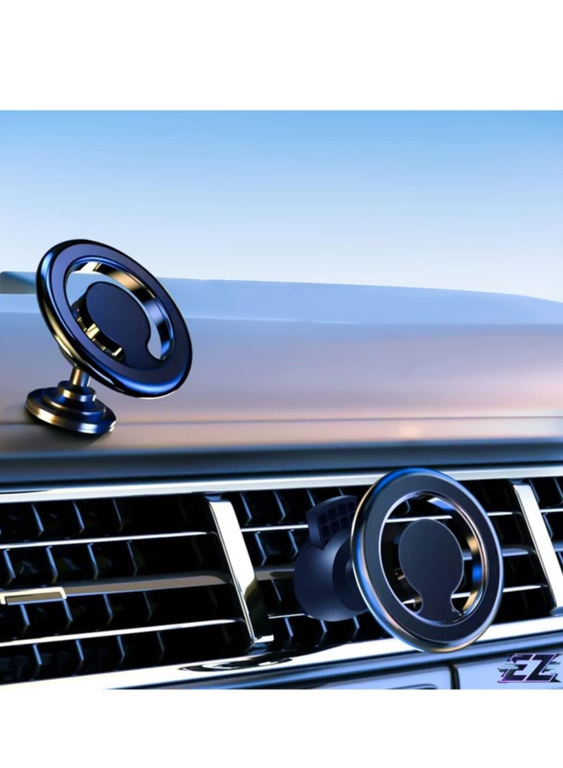 ELTRAZONE "Magnetic Car Phone Holder – Magsafe-Compatible Dashboard & Air Vent Mount for iPhone 14/14 Plus/14 Pro/14 Pro Max/13/12 Series, Universal for All Phones" - Image 2