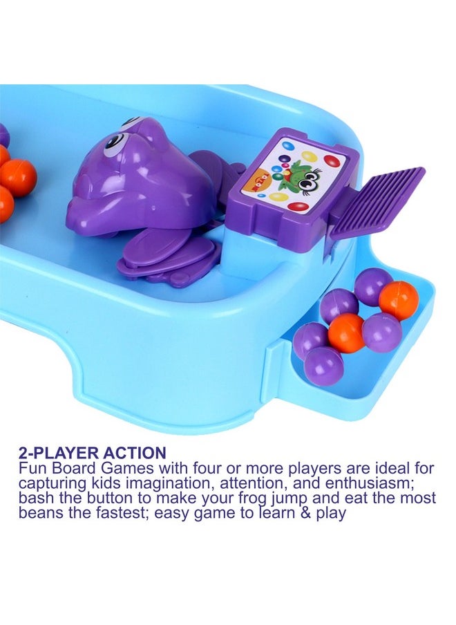Toy Zone TOY ZONE Frog Eat Beans Game-2 Players|Eat The Beans|Hungry Frog Game for Kids|Multiplayer Games|Game for 2 Players|Board Game  - Image 2