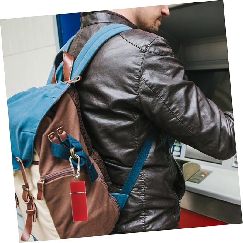 مطفأة سجائر محمولة على شكل مفتاح - تصميم مستطيل للمدخنين، سهل الحمل وصندوق قمامة سفر - Image 5