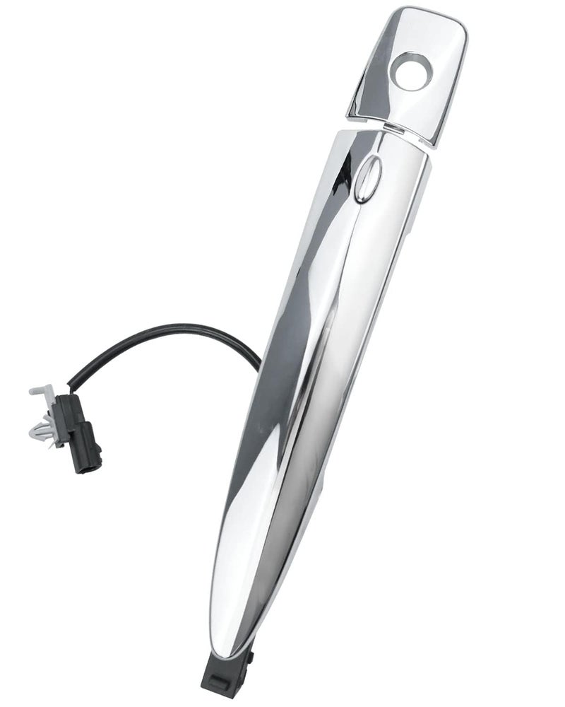 TIKSCIENCE 806409N00A Exterior Door Handle Chrome Front Left Driver Side Fit for Nissan Sentra Murano Maxima Leaf 2009-2018 Replace 806451AA0A 12459871 - Image 1