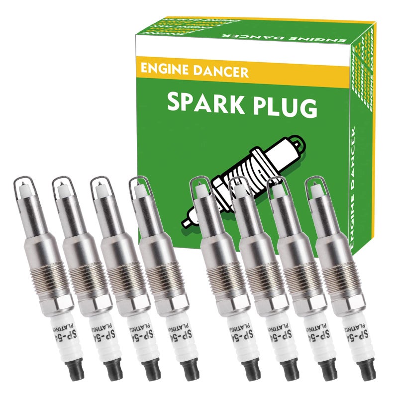 Iridium Platinum Spark Plugs SP546 SP515 Replacement for F150 F250 F350 F450 Expedition Mark LT Navigator 54 68 V8 V10 Engine