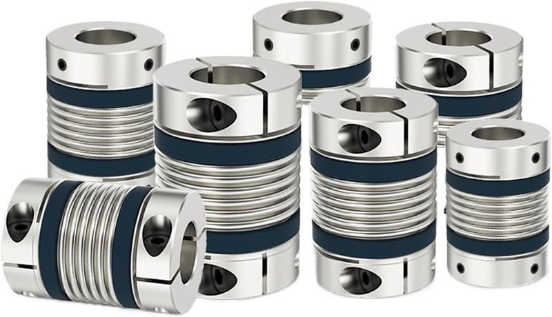 Shaft Coupling LB D32L42/48 Bellows Flexible Motor Coupler Aluminium High Elasticity Universal Joint 3D Printer Cardan(LB-D-D32L42-12X12) - Image 2