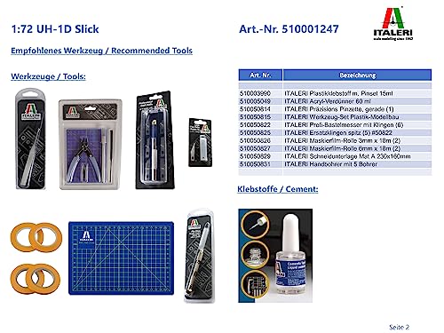 Italeri UH-1D Iroquois Model Kit - Image 4