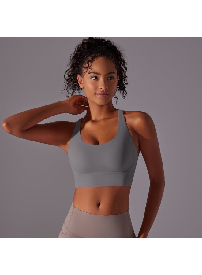 Top Women Bra Cropped Bralette Gym Yoga Sports Bra Cross  Back Female Bra Breathable Top Women's Underwear - Image 5