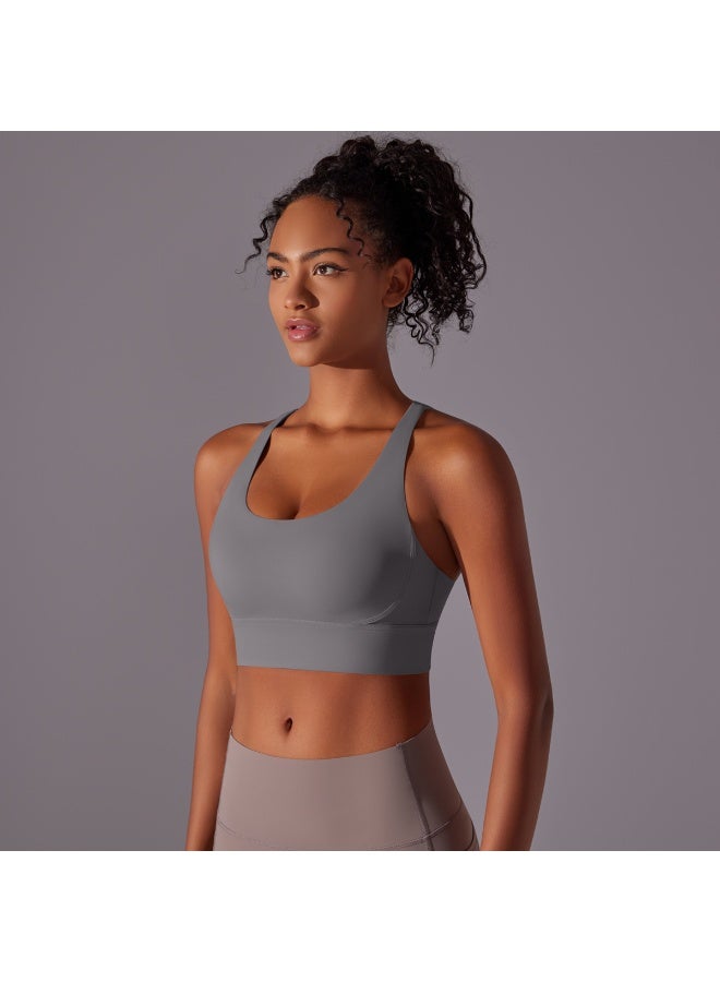 Top Women Bra Cropped Bralette Gym Yoga Sports Bra Cross  Back Female Bra Breathable Top Women's Underwear - Image 3