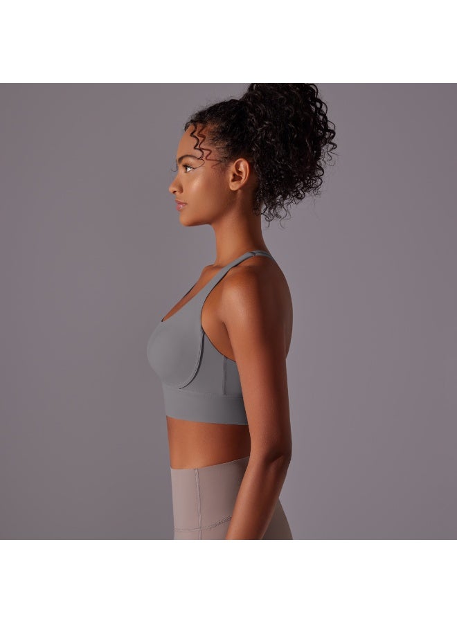 Top Women Bra Cropped Bralette Gym Yoga Sports Bra Cross  Back Female Bra Breathable Top Women's Underwear - Image 4