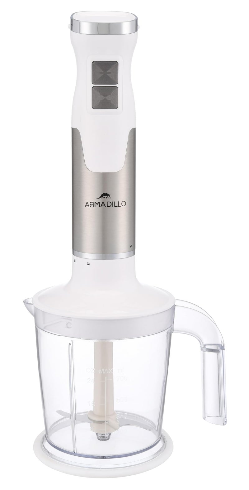 Armadillo Hand Blender Multi Function - 1000Watt - Stainless - White - Image 4