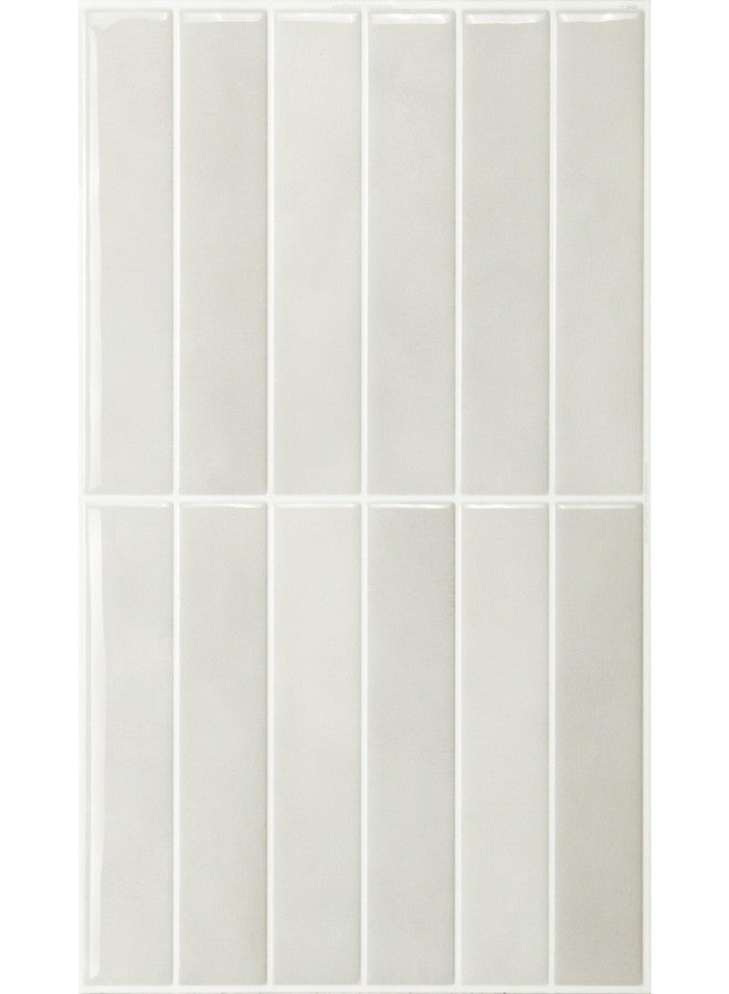 SMART TILES Peel and Stick Backsplash - 5 Sheets of 11.43" x 9" - 3D Adhesive Peel and Stick Tile Backsplash for Kitchen, Bathroom, Wall Tile - Image 1