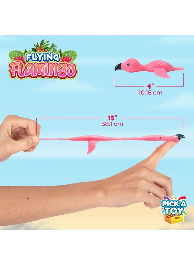 بيك ايه توي 36 قطعة من ألعاب طيور النحام للأطفال - لعبة إطلاق الطيور بإصبع - ديكورات ذات طابع استوائي - صندوق الكنز للأطفال - جوائز، مقلاع الدجاج الطائر - Image 3