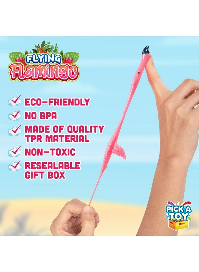 بيك ايه توي 36 قطعة من ألعاب طيور النحام للأطفال - لعبة إطلاق الطيور بإصبع - ديكورات ذات طابع استوائي - صندوق الكنز للأطفال - جوائز، مقلاع الدجاج الطائر - Image 4