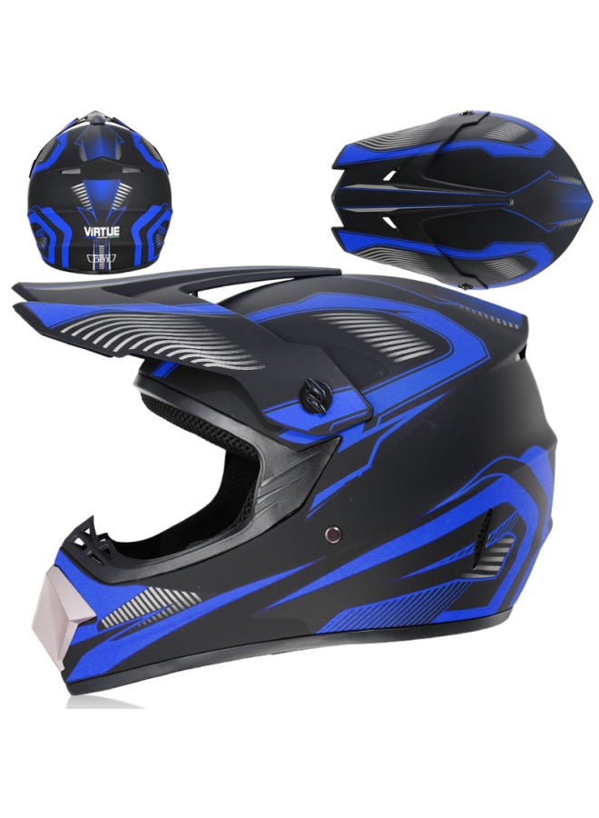 905 Blue Orbit Cross-country Riding Helmet Cross-country Rally Full Helmet Riding Racing Helmet Dh Professional Forest Knight Helmet Equipment
