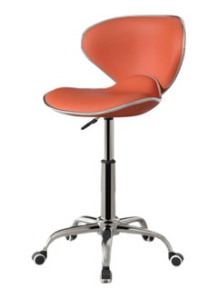 DubaiGallery Modern Kitchen Barstool Bar Chairs Round Velvet Seat with Backrest and Metal Legs, Breakfast Dining Stool for Kitchen Counter Comfy Bar Stool 1 Piece  - Image 1