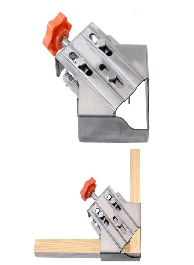 Bewinner 4PCS Corner Clamps for Woodworking, 90 Degree Adjustable Swing Jaw Right Angle Clamps, Single Handle Corner Clamp Set for DIY Projects with Stainless Steel Construction - Image 4