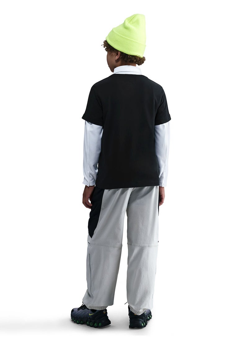 Nike Kids Club Poly Blend T-Shirt - Image 2