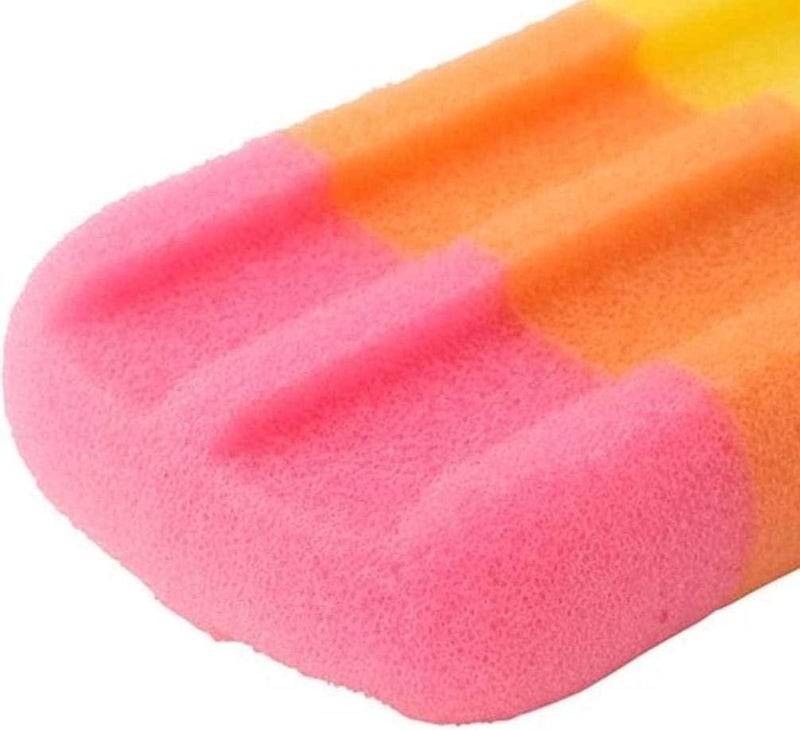 woobles Cleaning Scrubber Kitchen Sponge Brush Creative Ice Cream Shaped Stick Washing Cleaning Sponge Soft Shower Bathroom Scrubber (Random Color) Bath Sponge - Image 2