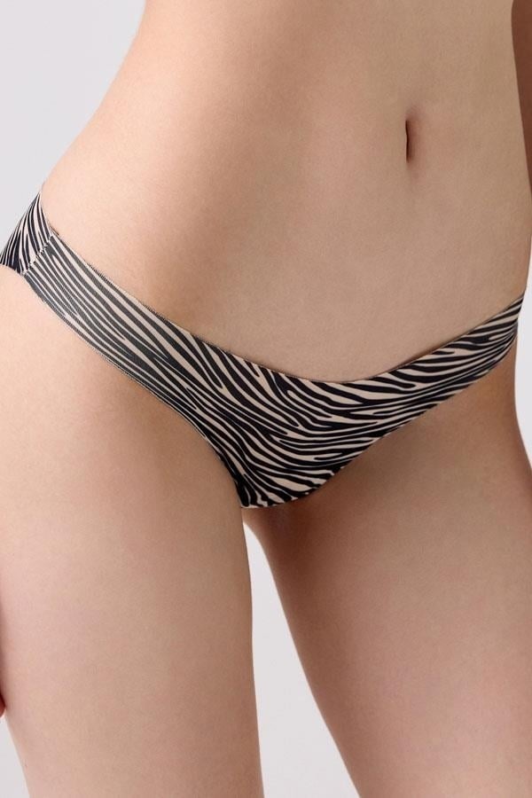 COTTONHILL Basic Patterned Laser Cut Women's Bikini Panties 6-Pack  - Image 2
