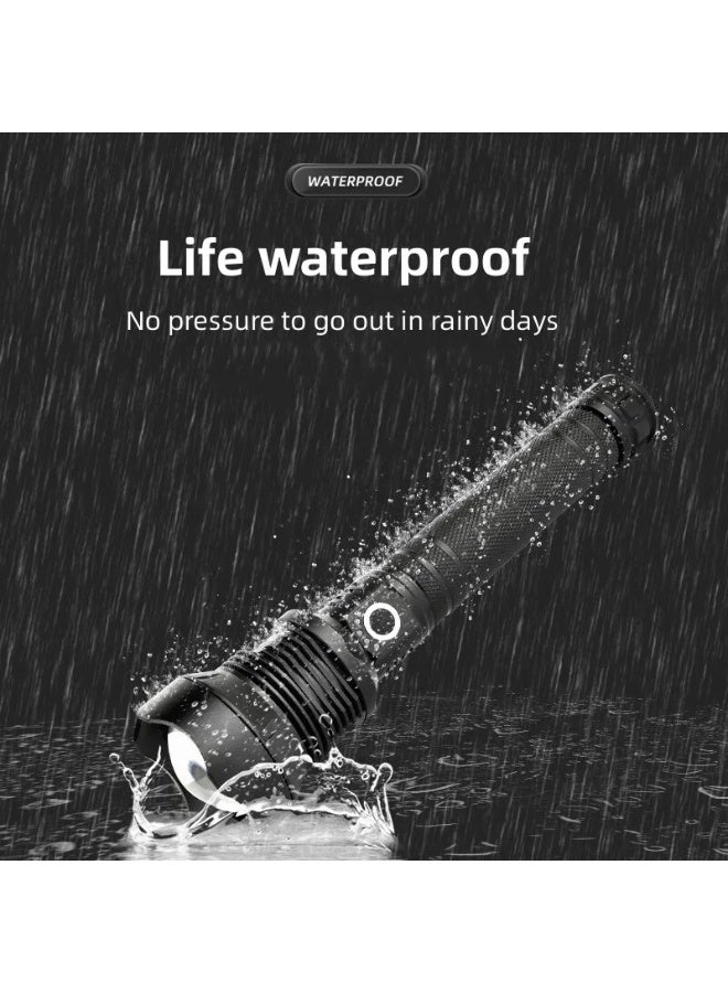 KADRAMA Rechargeable Flashlights 90000 High Lumens High Power Led Flashlight 5 Modes IPX7 Waterproof for Camping, Hiking, Emergencies - Image 4