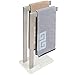 NearMoon NearMoon Hand Towel Holder with Balanced Marble Base, SUS304 Stainless Steel Stand Towel Ring L Shape Hand Towel Rack  - Image 2