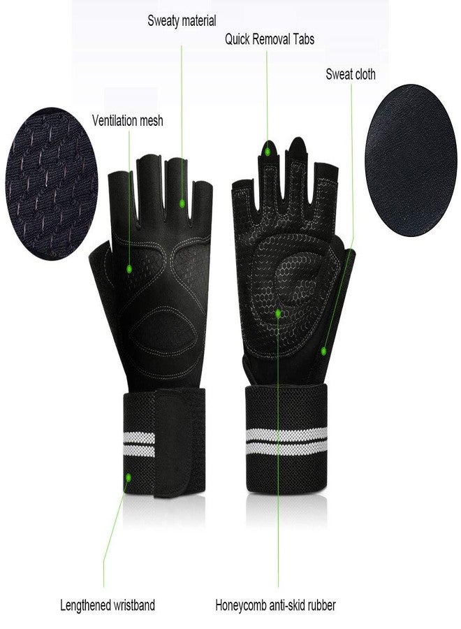 serveuttam Weightlifting Gloves - 19 inch Wrist Wrap Support for Workout, WOD, Weightlifting, Gym Workout & Powerlifting - Silicone Padding, No Calluses - Best for Men & Women Who Love Weight Lifting - Image 4