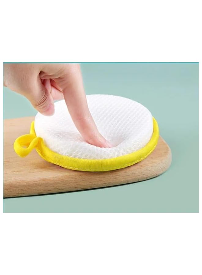 PROMASS 10 pcs, Kitchen Dishwashing Sponge, Does Not Hurt Pot Brush Pot Artifact,Houslhod Double -Sided Cleaning Sponge Wipe,Scouring Pad,Kitchen Scrub Sponge,Cleaning Supplies, Cleaning Tool - Image 3