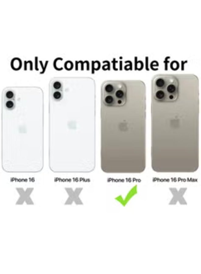 MUNTAQI iPhone 16 Pro Slim Crystal Clear TPU Case – 6.3 Inch Shockproof, Anti-Scratch Protective Cover - Image 2