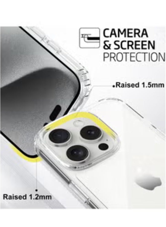 MUNTAQI iPhone 16 Pro Slim Crystal Clear TPU Case – 6.3 Inch Shockproof, Anti-Scratch Protective Cover - Image 4