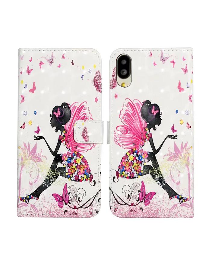 erorex Case For Sharp Basio active SHG09 Oil Embossed 3D Drawing Leather Phone Case - Image 1