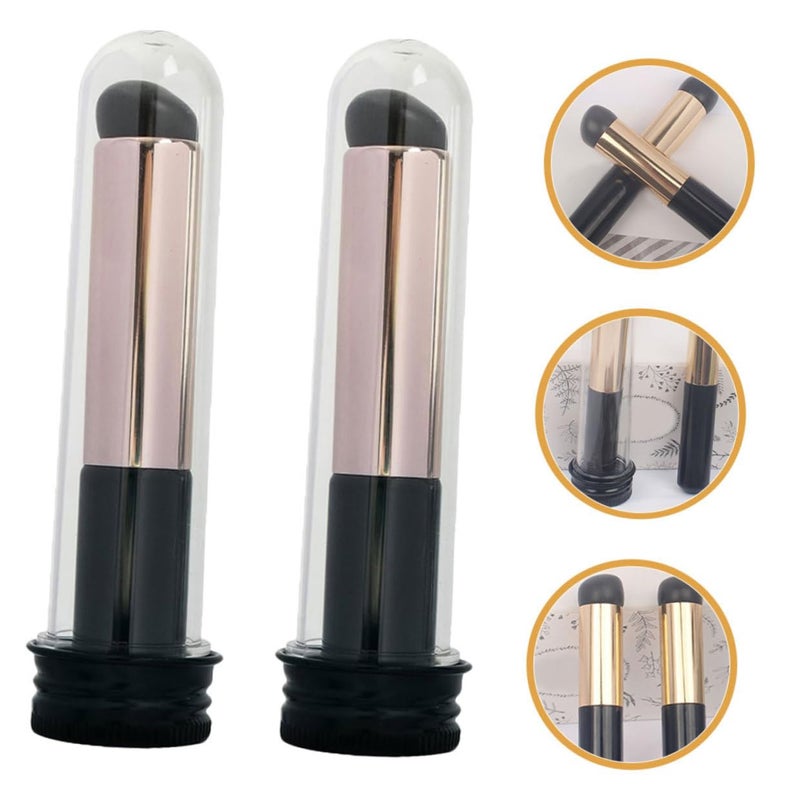 6pcs Reusable Silicone Lip Brush for Women Ergonomic Lipstick Applicator Wands for Lip Balm Gloss Concealer and Eyeshadow Travel-friendly Makeup Brush Kit - Image 5