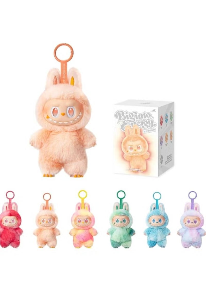 Pop Mart x Bobo & Coco Labubu THE MONSTERS Big into Energy Series-Vinyl Plush Pendant Blind Box Pack Of 6