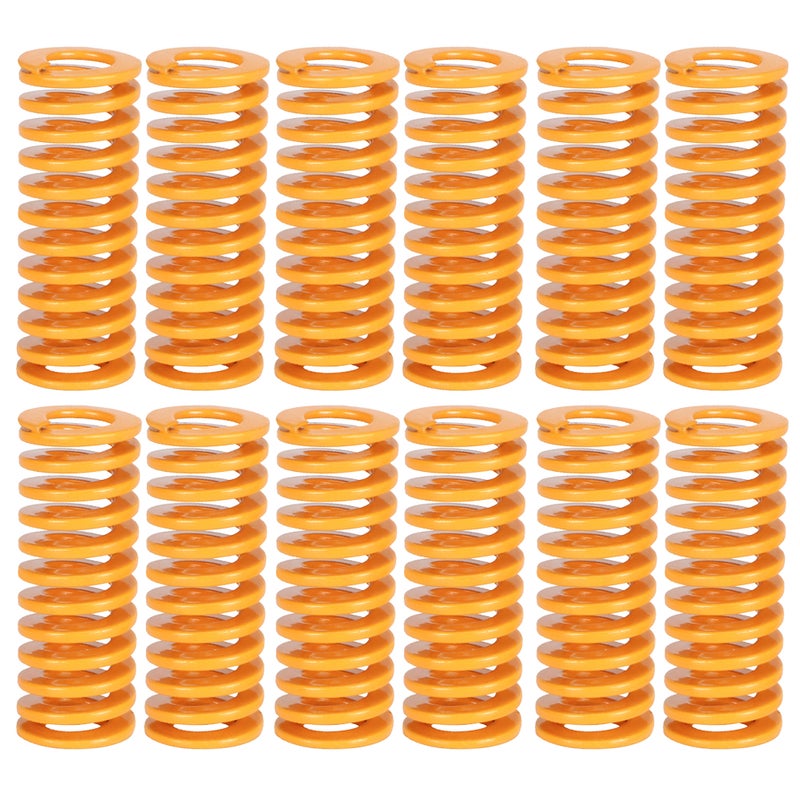 pcs Heated Bed Springs Die Springs Light Load Compression Spring for 3D Printer Heatbed Springs Bottom (Orange) - Image 2