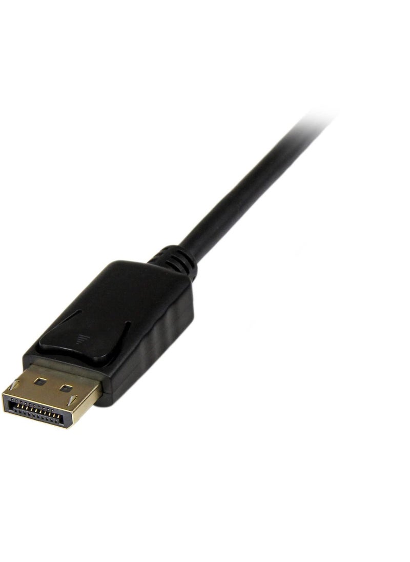 Startech.com StarTech.com 3ft (1m) DisplayPort to DVI Cable - 1080p Video - Active DisplayPort to DVI Adapter Cable - DisplayPort to DVI-D Cable Converter Single Link - DP 1.2 to DVI Monitor Cable (DP2DVIMM3BS)  - Image 3