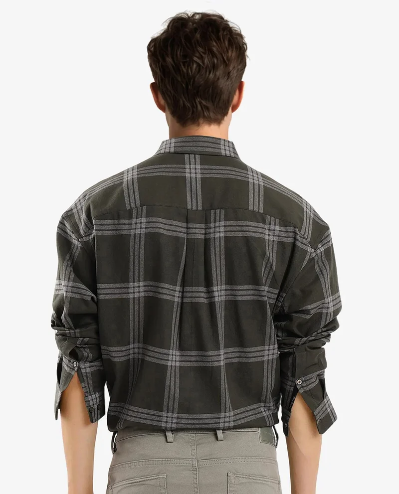 Rare Rabbit Men's Cotton Check Shirt