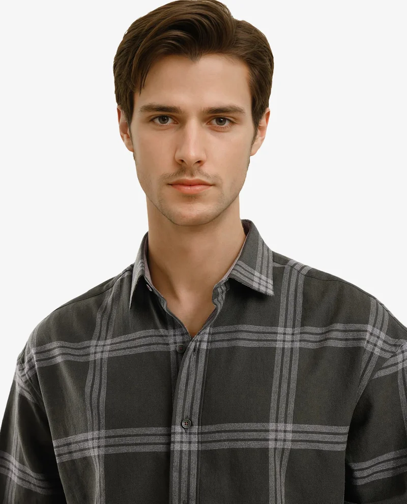 Rare Rabbit Men's Cotton Check Shirt